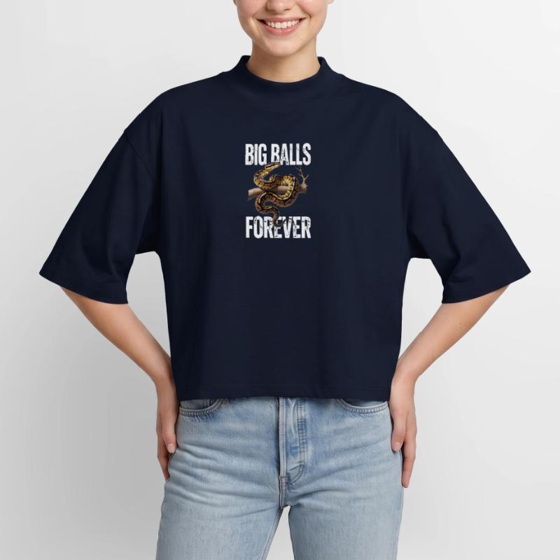 Königspython Schlangen Liebhaber Terrarium Python Boxy Frauen Recyceltes 1/2 Sleeved T-Shirt by Stanley/Stella