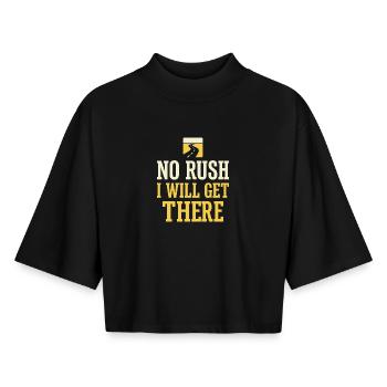 Truck Sim Truck Simulator Sim Trucker Long Haul - Boxy Frauen Recyceltes 1/2 Sleeved T-Shirt by Stanley/Stella - Schwarz - Vorne - AI Model Female 172 light (172cm)