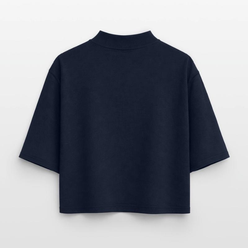 J’explore T-shirt femme coupe boxy recyclé manches mi-longues Stanley/Stella