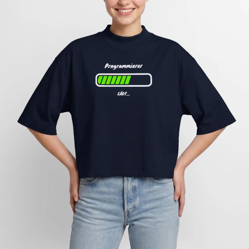 Programmierer Loading Softwareentwicklung Boxy Frauen Recyceltes 1/2 Sleeved T-Shirt by Stanley/Stella