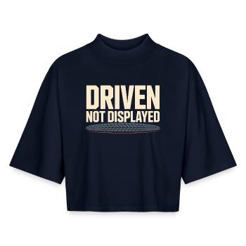 Track Day Bremsstaub Hpde Track Car Autocross - Boxy Frauen Recyceltes 1/2 Sleeved T-Shirt by Stanley/Stella - Navy - Vorne - AI Model Female 172 light (172cm)