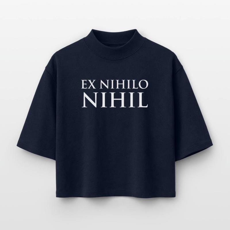 Ex nihilo nihil Boxy Women's Recycled 1/2 Sleeved T-Shirt by Stanley/Stella