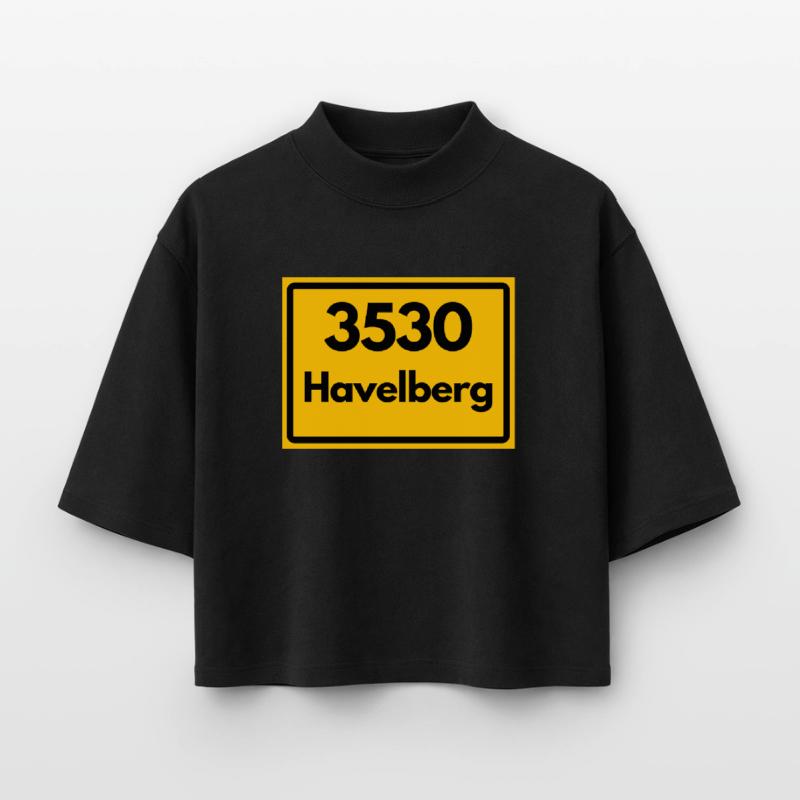 OLD POSTCODE POSTCODE 3530 HAVELBERG HEIMATSTOLZ Boxy Women's Recycled 1/2 Sleeved T-Shirt by Stanley/Stella