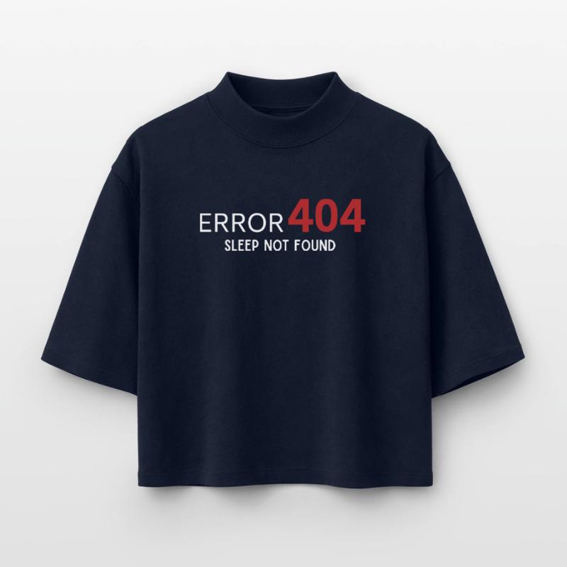 Error 404 Sleep Not Found – Pattern for Developers Boxy Women's Recycled 1/2 Sleeved T-Shirt by Stanley/Stella