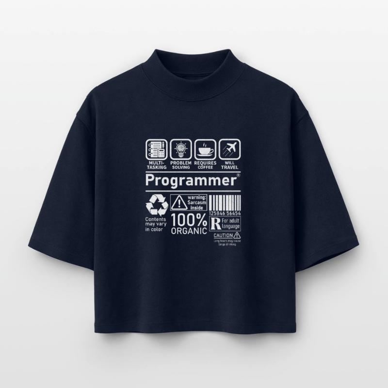 Programmer multi tasking problem solving requires Boxy Women's Recycled 1/2 Sleeved T-Shirt by Stanley/Stella