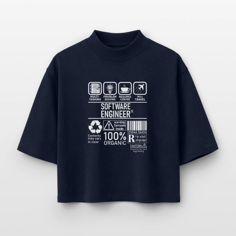 Software Engineer multi tasking problem solving Boxy Women's Recycled 1/2 Sleeved T-Shirt by Stanley/Stella