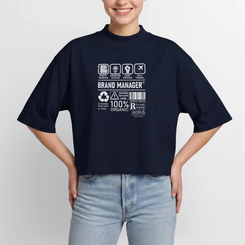 Brand Manager multi tasking problem solving Boxy Frauen Recyceltes 1/2 Sleeved T-Shirt by Stanley/Stella