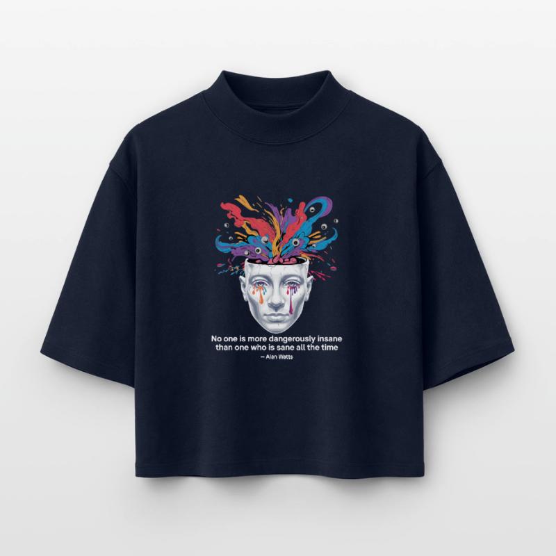 Mind Unleashed | Watts Psychedelic Insight Boxy Women's Recycled 1/2 Sleeved T-Shirt by Stanley/Stella
