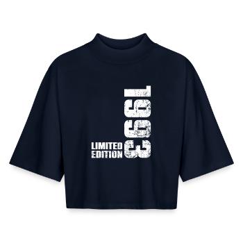 33-jähriges Geburtstagsgeschenk 1993 Mann Frau - Boxy Frauen Recyceltes 1/2 Sleeved T-Shirt by Stanley/Stella - Navy - Vorne - AI Model Female 172 light (172cm)