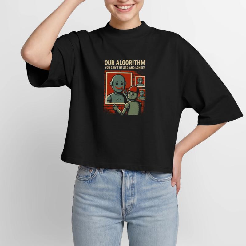 Our Algorithm Shirt for Programmers and Creators Boxy Women's Recycled 1/2 Sleeved T-Shirt by Stanley/Stella