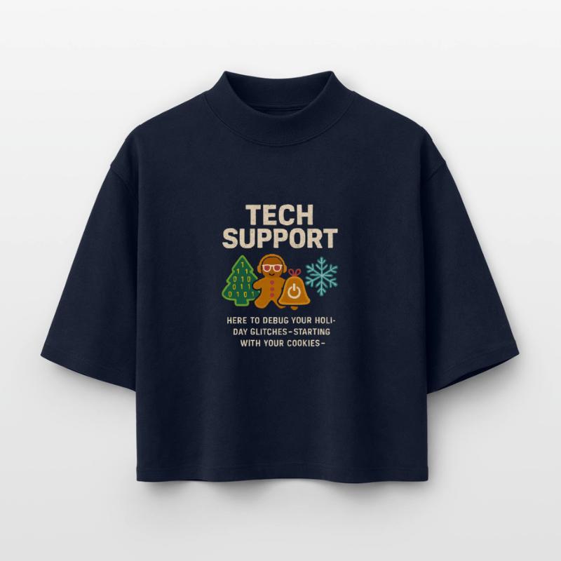 Admin Weihnachtsgeschenk IT Support Debugging Boxy Frauen Recyceltes 1/2 Sleeved T-Shirt by Stanley/Stella