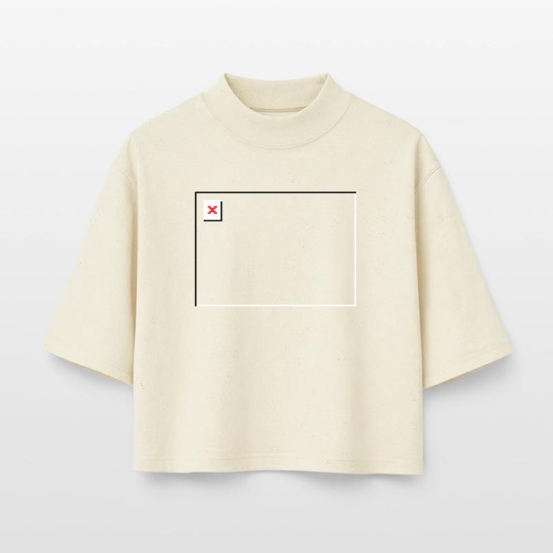 Missing Image – File Not Found Querformat Boxy Frauen Recyceltes 1/2 Sleeved T-Shirt by Stanley/Stella