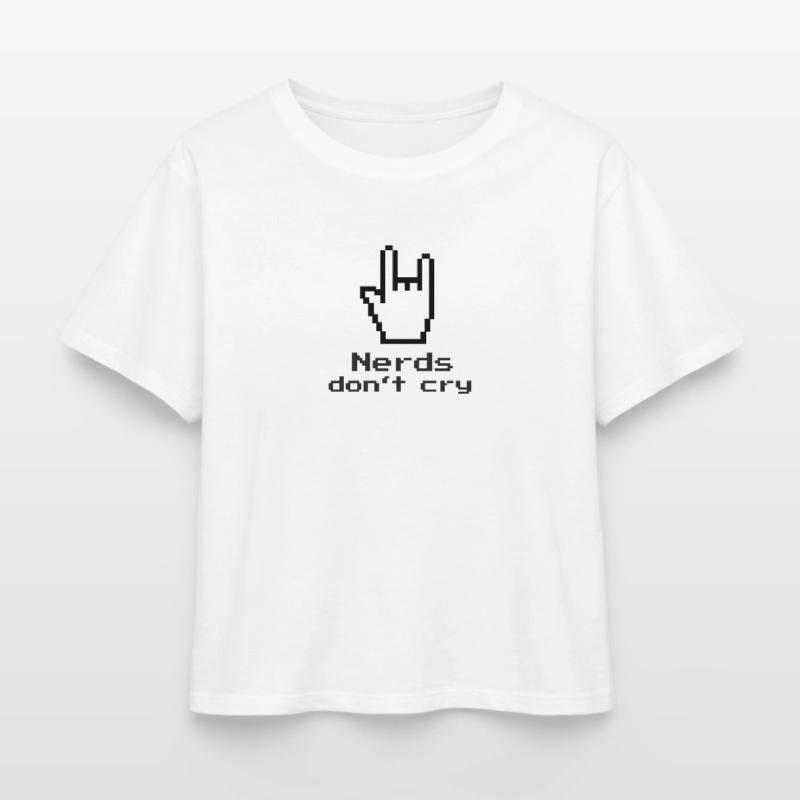 Nerds don't cry! nerdy, IT, EDV, Programmierer Relaxed Fit Frauen Modal Cotton T-Shirt von Stanley/Stella