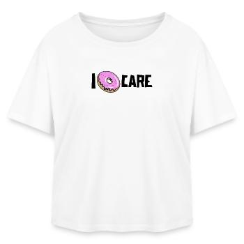 Anyway, funny statement donut doesn't matter to me - Relaxed Fit Women's Modal Cotton T-Shirt by Stanley/Stella - white - Front - AI Model Female 172 light (172cm)