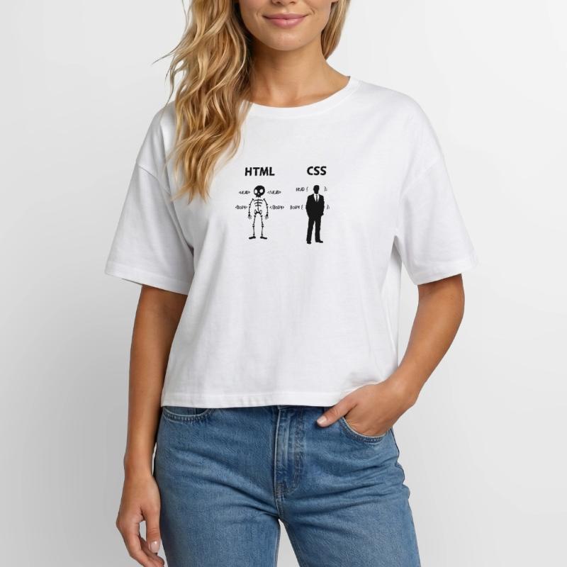 Developer Programmer Coden Css Scripting Code Relaxed Fit Women's Modal Cotton T-Shirt by Stanley/Stella