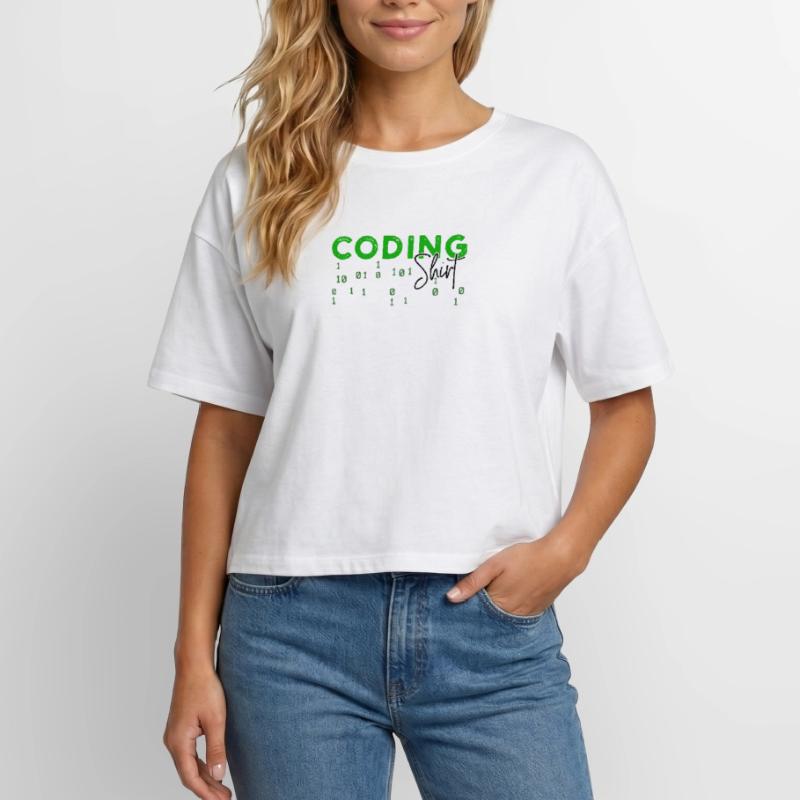 Coden Developer Programmierer Webentwickler Spruch Relaxed Fit Frauen Modal Cotton T-Shirt von Stanley/Stella