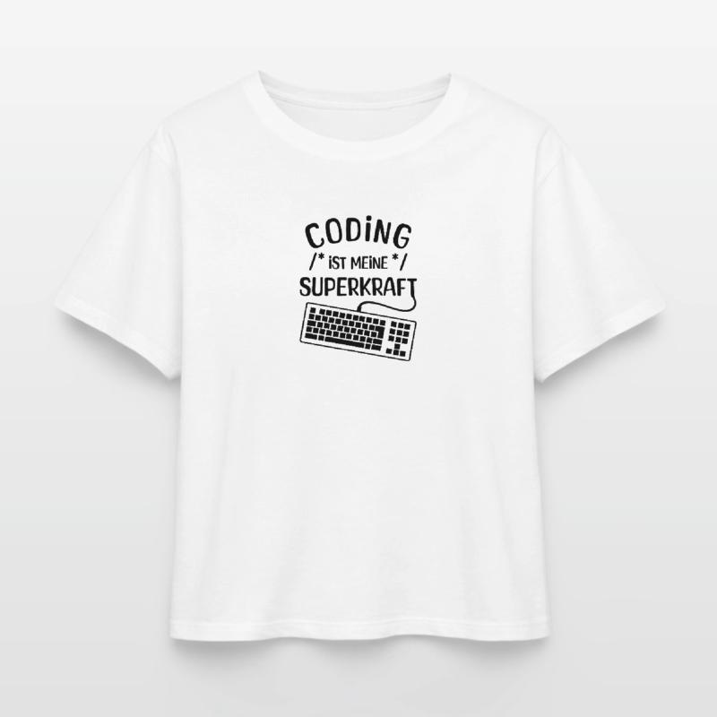 Computer Code Statement Developer Computergeek Relaxed Fit Women's Modal Cotton T-Shirt by Stanley/Stella