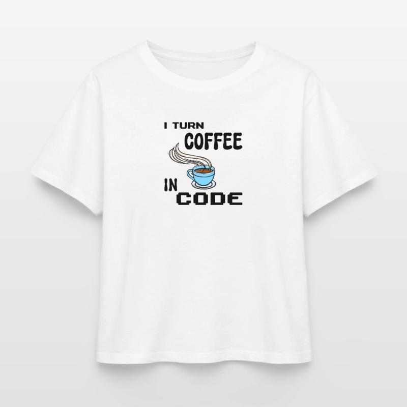 Code Programmer Scripting Statement Developer Relaxed Fit Women's Modal Cotton T-Shirt by Stanley/Stella