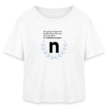Jubilee N - Relaxed Fit Women's Modal Cotton T-Shirt by Stanley/Stella - white - Front - AI Model Female 172 light (172cm)
