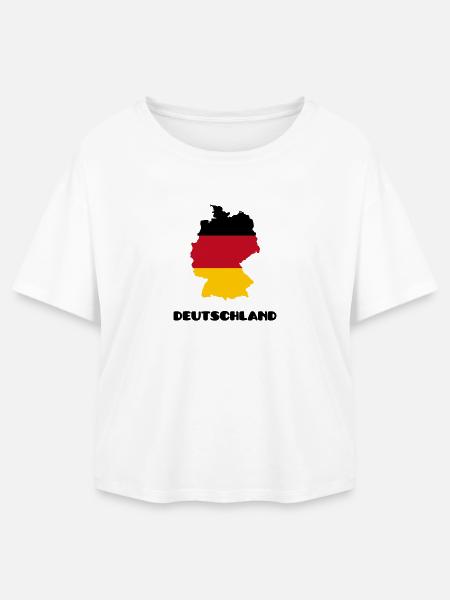 Deutschland - Relaxed Fit Frauen Modal Cotton T-Shirt von Stanley/Stella - Weiß
