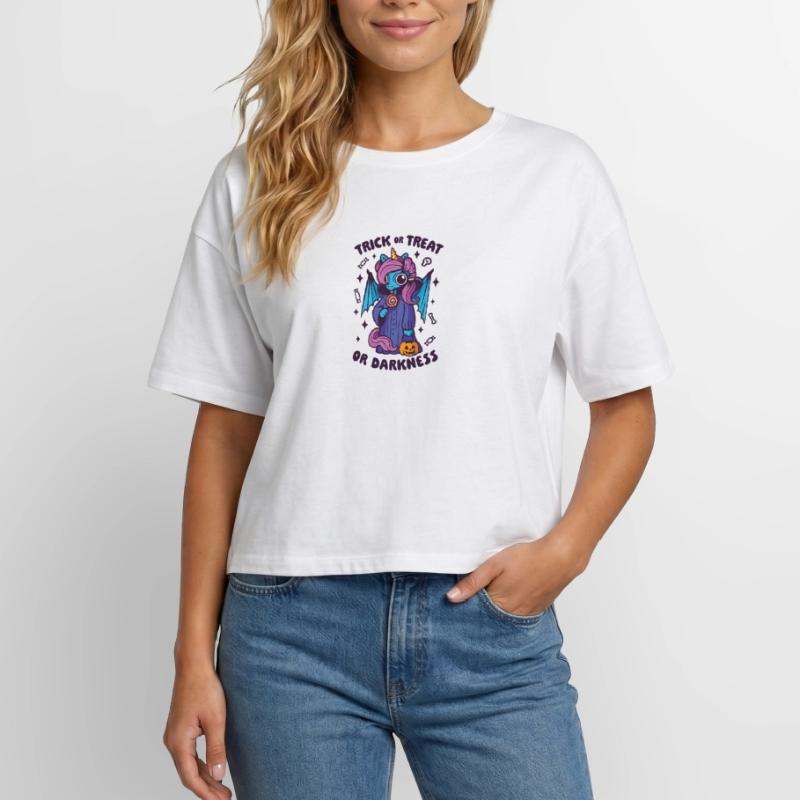 Dark Candy Unicorn - Süßes oder Saures oder Dunkelheit Relaxed Fit Frauen Modal Cotton T-Shirt von Stanley/Stella