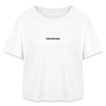 Musique assistée par ordinateur - T-shirt femme coupe décontractée en coton modal Stanley/Stella - blanc - Devant - AI Model Female 172 light (172cm)