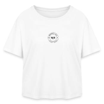 Respect All Fear None - Relaxed Fit Frauen Modal Cotton T-Shirt von Stanley/Stella - Weiß - Vorne - AI Model Female 172 light (172cm)