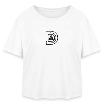 DAD - Papa - Vater - Superdad - Relaxed Fit Women's Modal Cotton T-Shirt by Stanley/Stella - white - Front - AI Model Female 172 light (172cm)