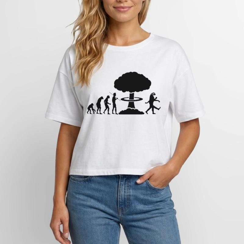 Nuclear evolution Relaxed Fit Women's Modal Cotton T-Shirt by Stanley/Stella