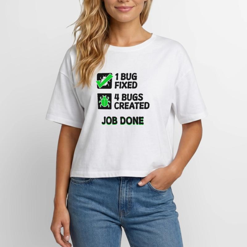 Programmierer Developer Bugfixing Bugs Skripting Relaxed Fit Frauen Modal Cotton T-Shirt von Stanley/Stella