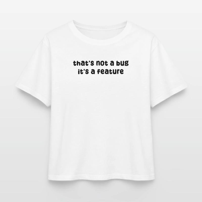 Developer Geek Bugs Code Computer Science Statement Relaxed Fit Women's Modal Cotton T-Shirt by Stanley/Stella