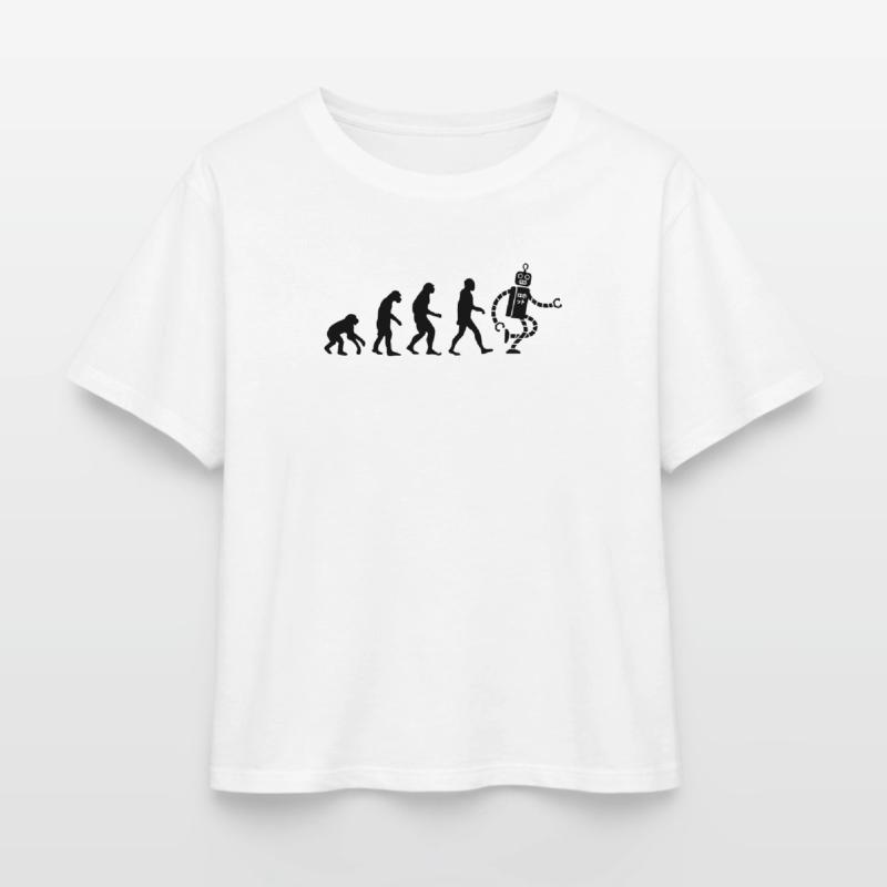 evolution robot évolution T-shirt femme coupe décontractée en coton modal Stanley/Stella