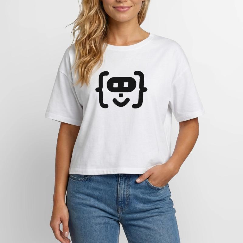 Hacker programmer code logo Relaxed Fit Women's Modal Cotton T-Shirt by Stanley/Stella