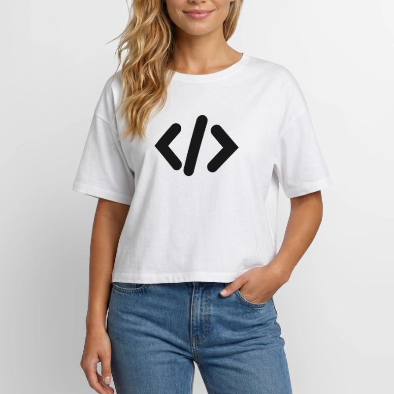 Code du programmeur T-shirt femme coupe décontractée en coton modal Stanley/Stella