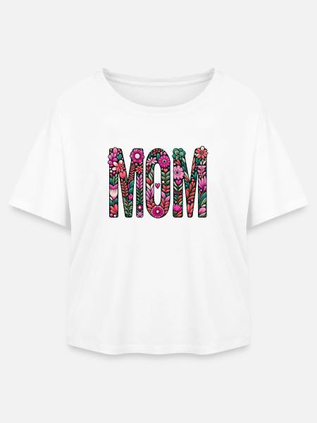 Mama - Relaxed Fit Frauen Modal Cotton T-Shirt von Stanley/Stella - Weiß