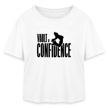 Parkour Vault of Confidence - Relaxed Fit Women's Modal Cotton T-Shirt by Stanley/Stella - white - Front - AI Model Female 172 light (172cm)