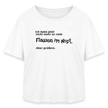 Flausen - Relaxed Fit Frauen Modal Cotton T-Shirt von Stanley/Stella - Weiß - Vorne - AI Model Female 172 light (172cm)