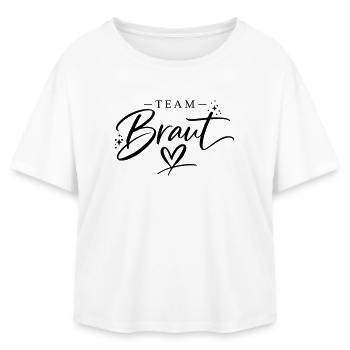 Team Bride - Relaxed Fit Women's Modal Cotton T-Shirt by Stanley/Stella - white - Front - AI Model Female 172 light (172cm)