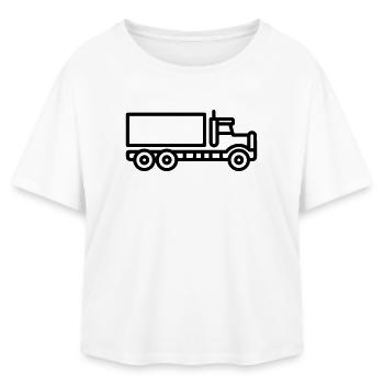 camion - T-shirt femme coupe décontractée en coton modal Stanley/Stella - blanc - Devant - AI Model Female 172 light (172cm)