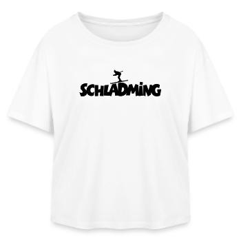 Schladming Ski (M) - T-shirt femme coupe décontractée en coton modal Stanley/Stella - blanc - Devant - AI Model Female 172 light (172cm)