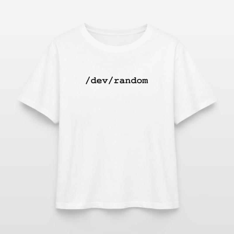 Linux random number generator - /dev/random Relaxed Fit Women's Modal Cotton T-Shirt by Stanley/Stella