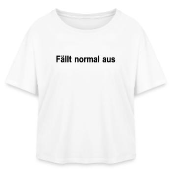 Breaks down normally - Relaxed Fit Women's Modal Cotton T-Shirt by Stanley/Stella - white - Front - AI Model Female 172 light (172cm)