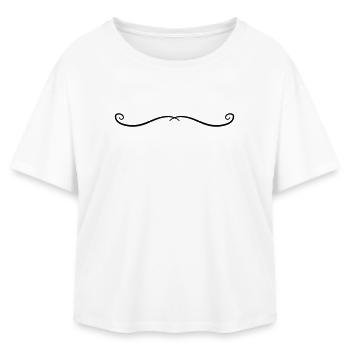 Ornament Line - Relaxed Fit Women's Modal Cotton T-Shirt by Stanley/Stella - white - Front - AI Model Female 172 light (172cm)