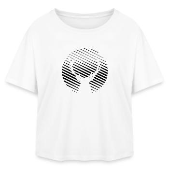 CERF - T-shirt femme coupe décontractée en coton modal Stanley/Stella - blanc - Devant - AI Model Female 172 light (172cm)