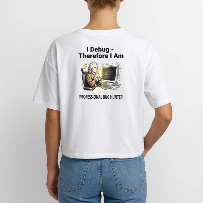 Retro Scholar at Coding Console - light background Relaxed Fit Women's Modal Cotton T-Shirt by Stanley/Stella