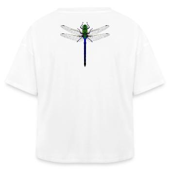 Neon Dragonfly Kybalion Combination Design Woman - Relaxed Fit Frauen Modal Cotton T-Shirt von Stanley/Stella - Weiß - Hinten - AI Model Female 172 light (172cm)