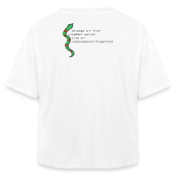 LIFE STAGE PARTNER - Relaxed Fit Women's Modal Cotton T-Shirt by Stanley/Stella - white - Back - AI Model Female 172 light (172cm)