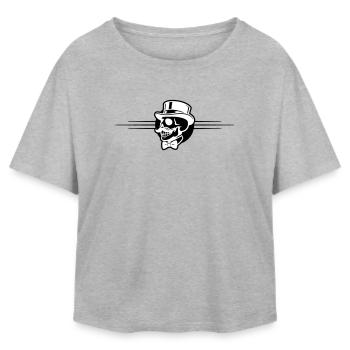 Groom Skeleton - Relaxed Fit Women's Modal Cotton T-Shirt by Stanley/Stella - heather grey - Front - AI Model Female 172 light (172cm)