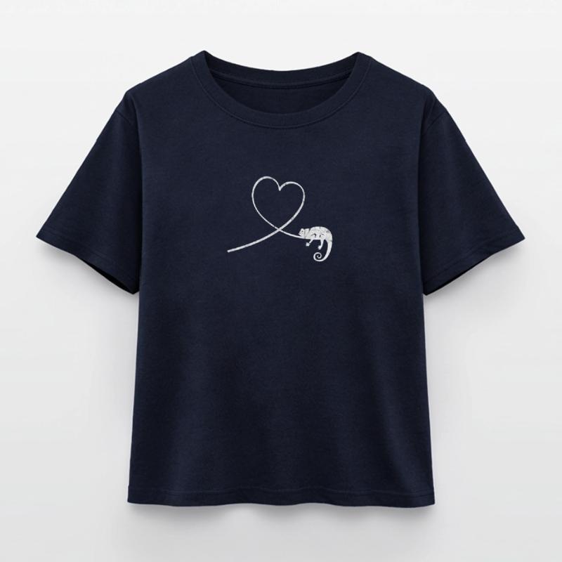 Chameleon Reptile Terrarium Pet Gift Relaxed Fit Women's Modal Cotton T-Shirt by Stanley/Stella