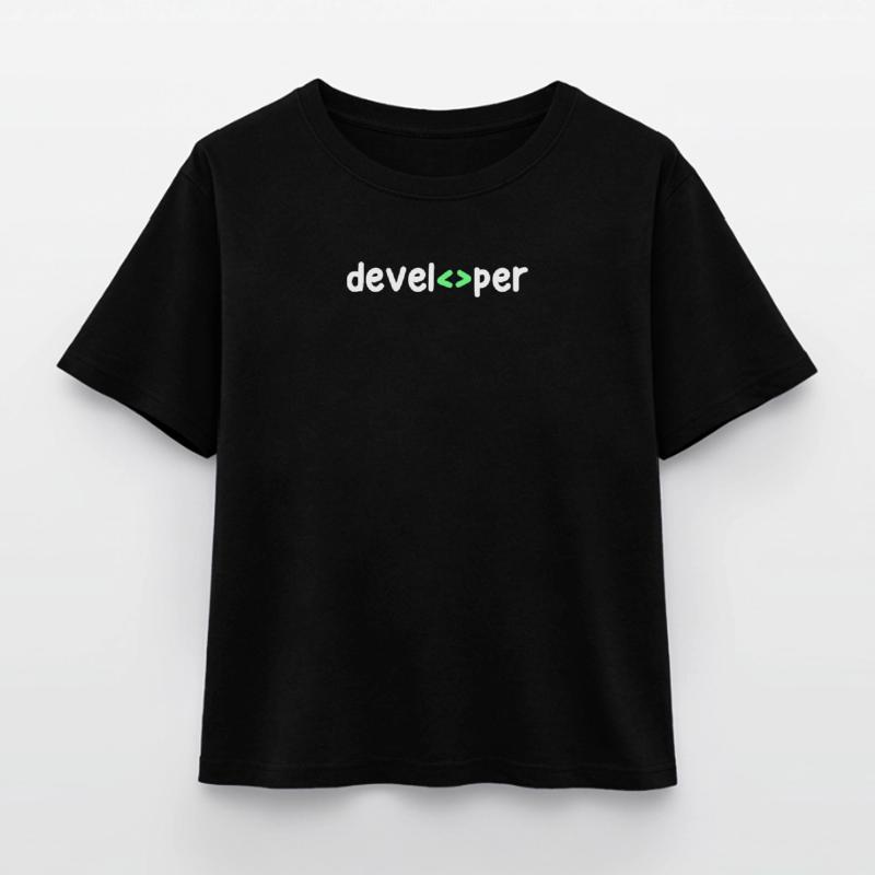 Developer Code Scripting Debug Informatik Geek Relaxed Fit Women's Modal Cotton T-Shirt by Stanley/Stella